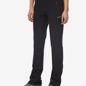 Women's Black Straight-Leg Outdoor Pants